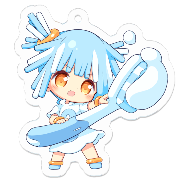 アクリルキーホルダー - 50 x 50 (mm)