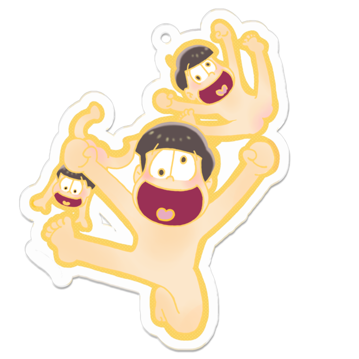 アクリルキーホルダー - 70 x 70 (mm)