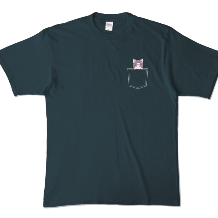 カラーTシャツ - XL - デニム (濃色)