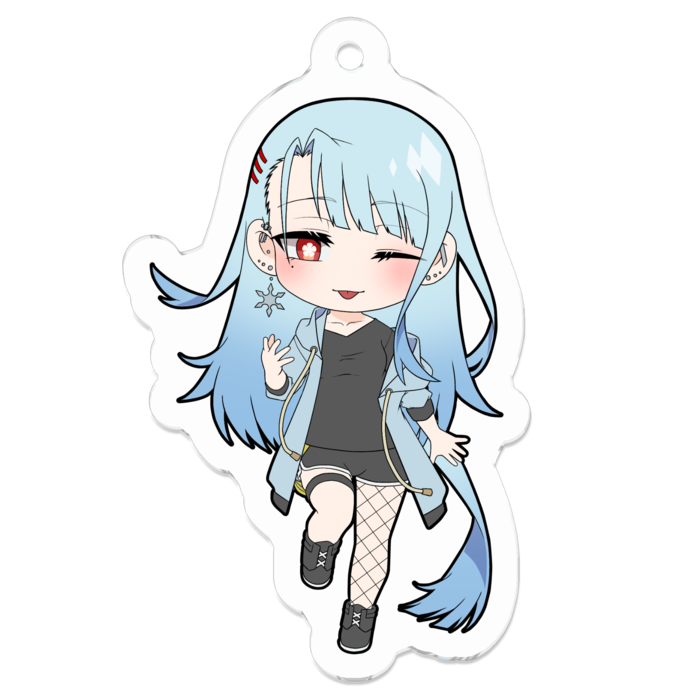 アクリルキーホルダー（コーティング） - 50 x 50 (mm)