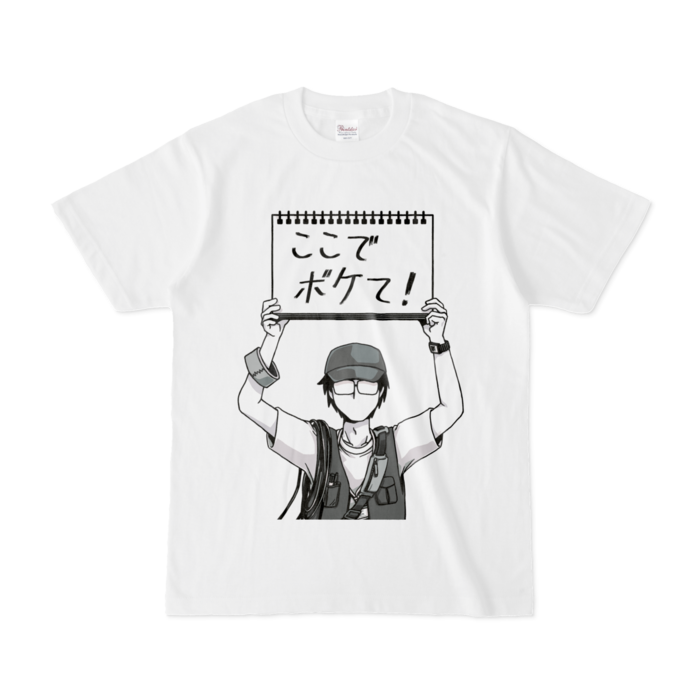 モノクロ版Tシャツ - S - 白