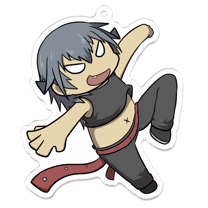 アクリルキーホルダー（コーティング） - 70 x 70 (mm)