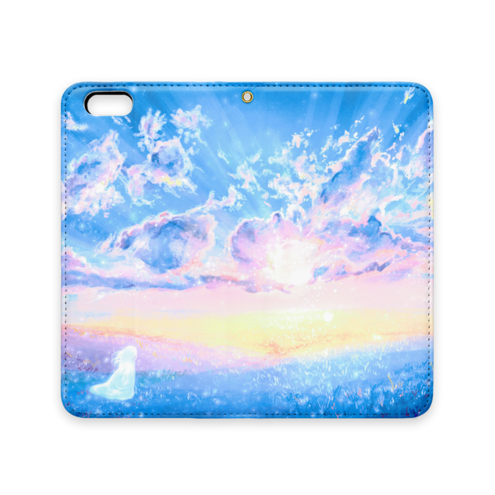 手帳型iPhoneケース(ベルトなし) - iPhone 6 Plus / 6s Plus - ストラップ穴 あり
