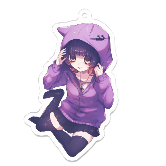 アクリルキーホルダー - 70 x 70 (mm)