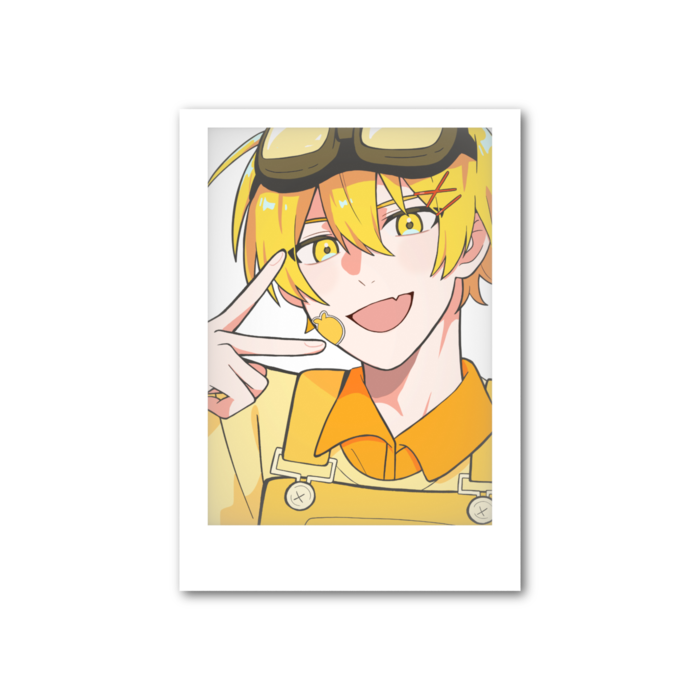 フォト風カード - 縦 - 片面