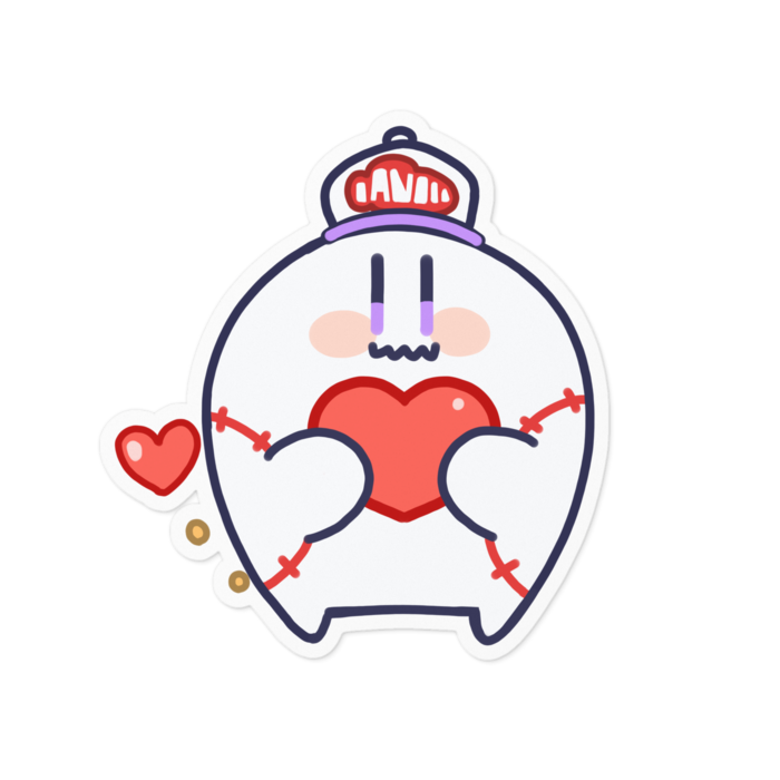 みにまるらぶステッカー