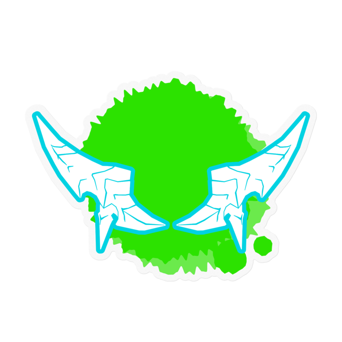 ステッカー - 100 x 100 (mm)(5)：２角R