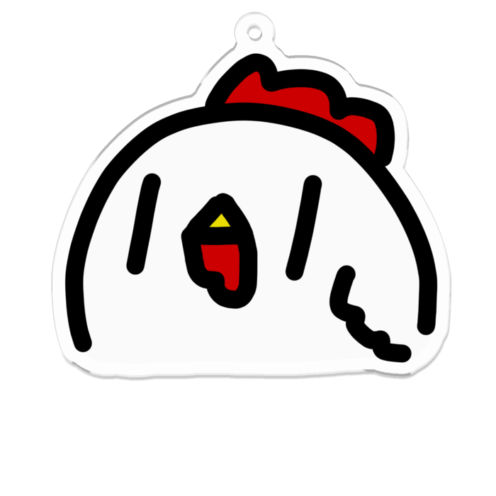 アクリルキーホルダー - 70 x 70 (mm)
