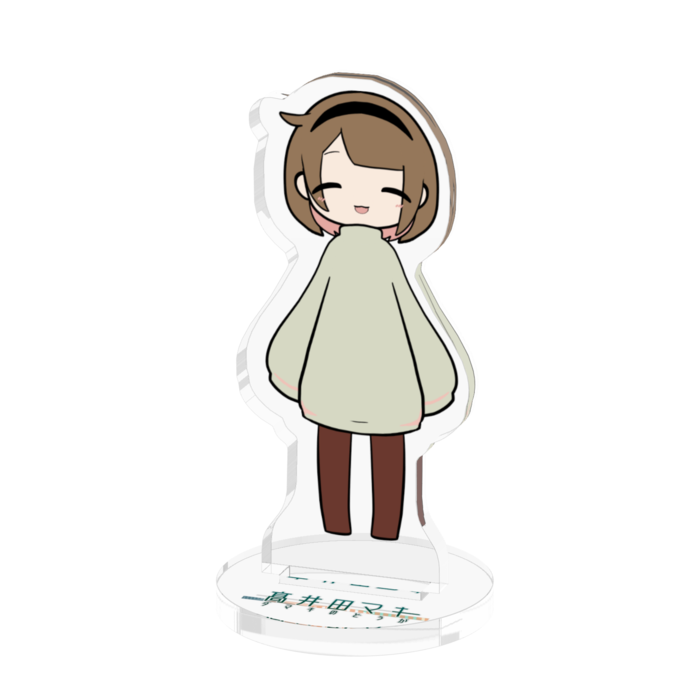 デフォルメダマキさん 50x50mm(笑顔)
