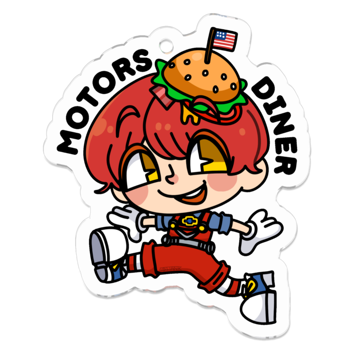 アクリルキーホルダー - 50 x 50 (mm)