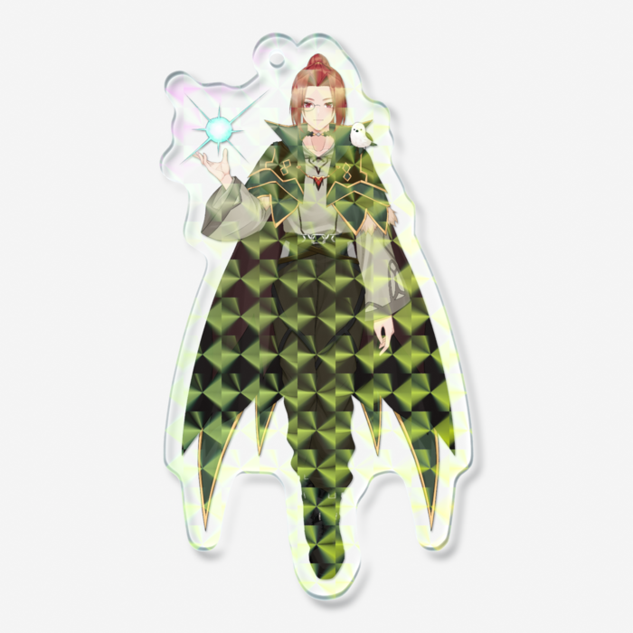 ホログラムアクリルキーホルダー - 70 × 70mm