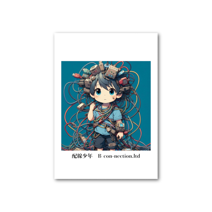 フォト風カード - 縦 - 片面