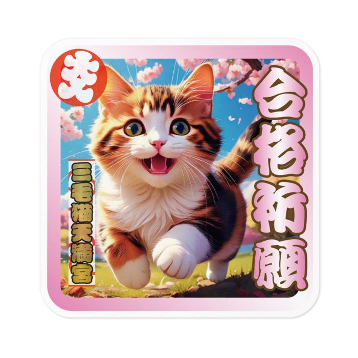 ステッカー - 100 x 100 (mm)