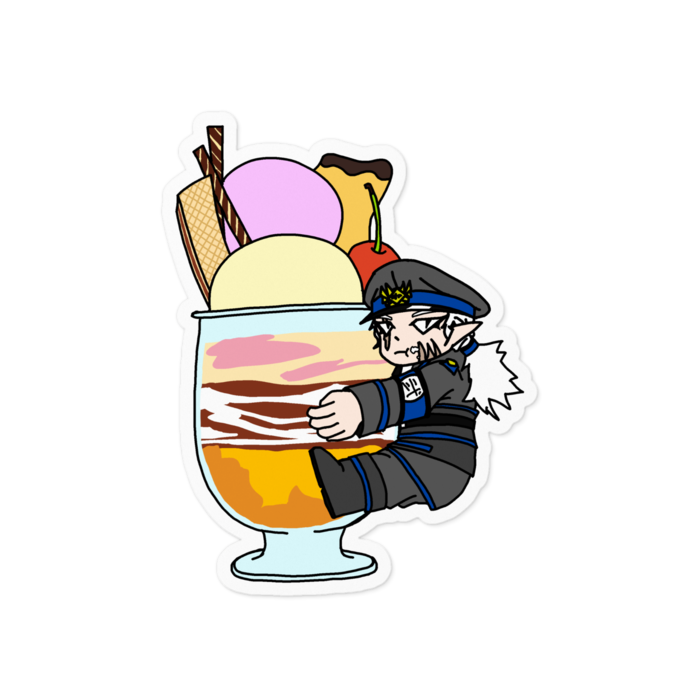 ステッカー - 100 x 100 (mm)