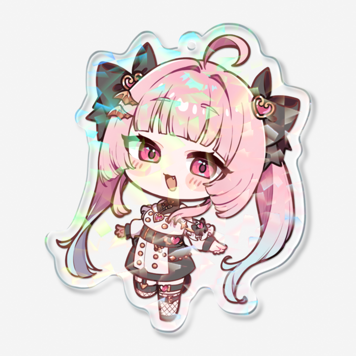 ホログラムアクリルキーホルダー - 70 × 70mm