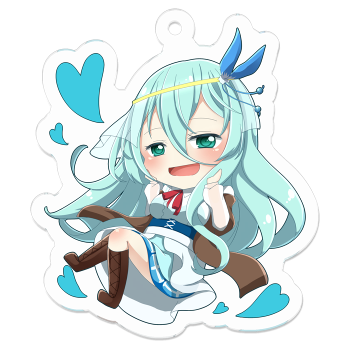 アクリルキーホルダー - 50 x 50 (mm)