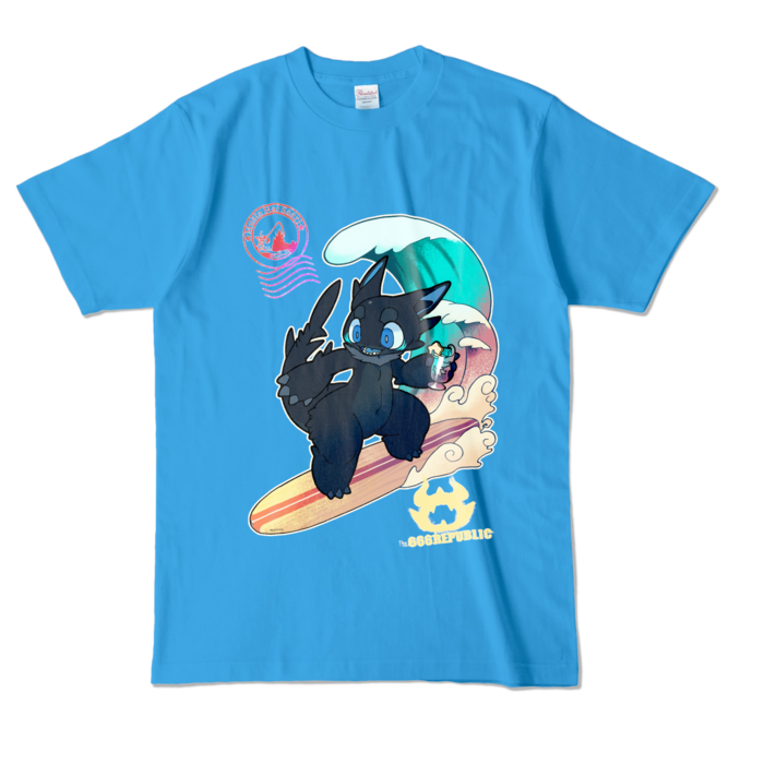 カラーTシャツ - L - ターコイズ