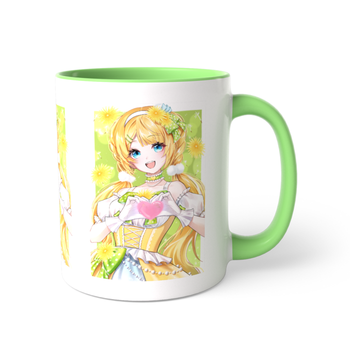 ツートンカラーマグカップ - 直径 8.2cm / 高さ 9.5cm