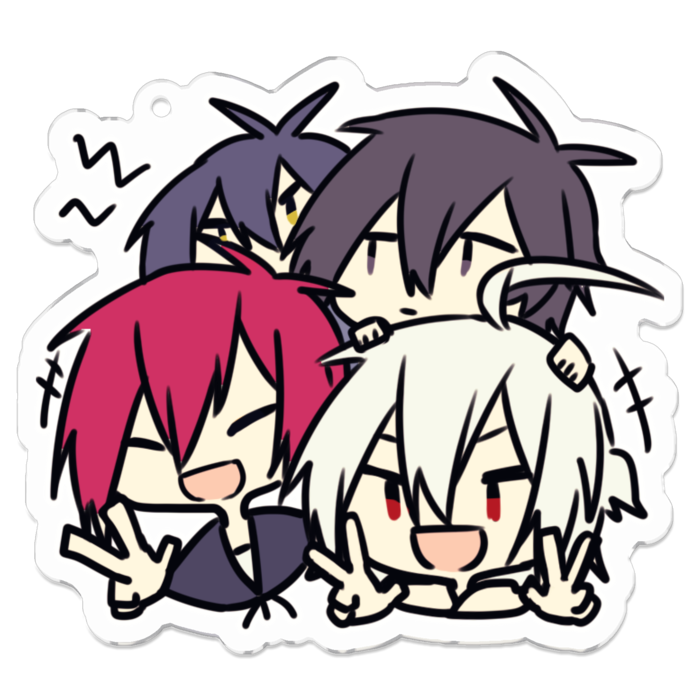アクリルキーホルダー - 70 x 70 (mm)