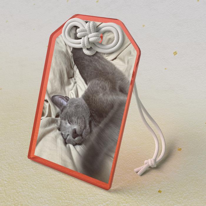 アクリルお守り - 50 × 80mm