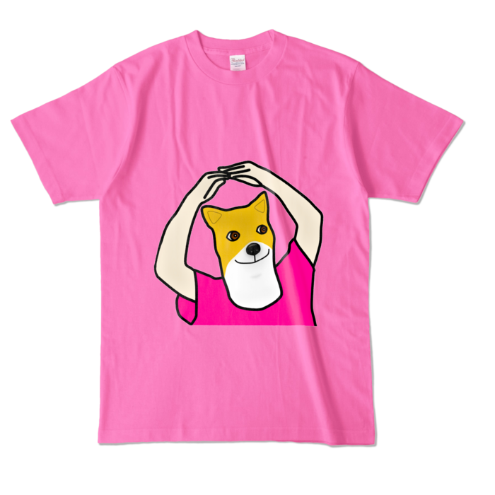 カラーTシャツ - L - ピンク (濃色)