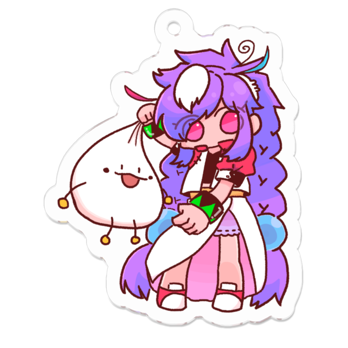 アクリルキーホルダー - 50 x 50 (mm)