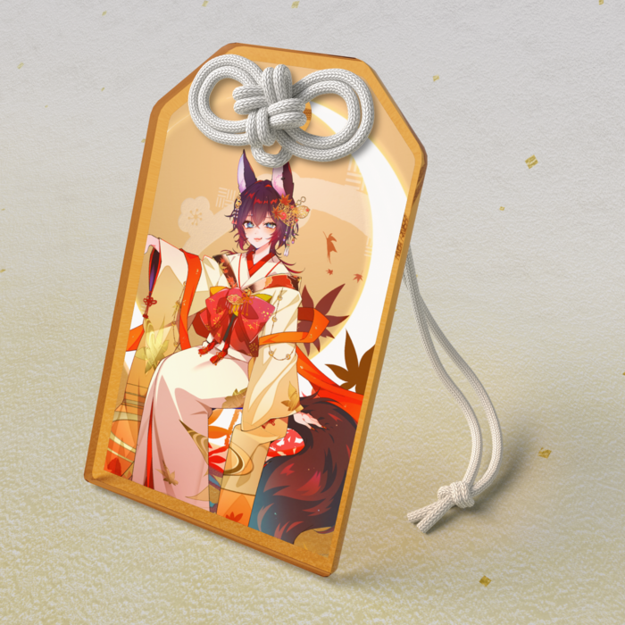 アクリルお守り - 50 × 80mm