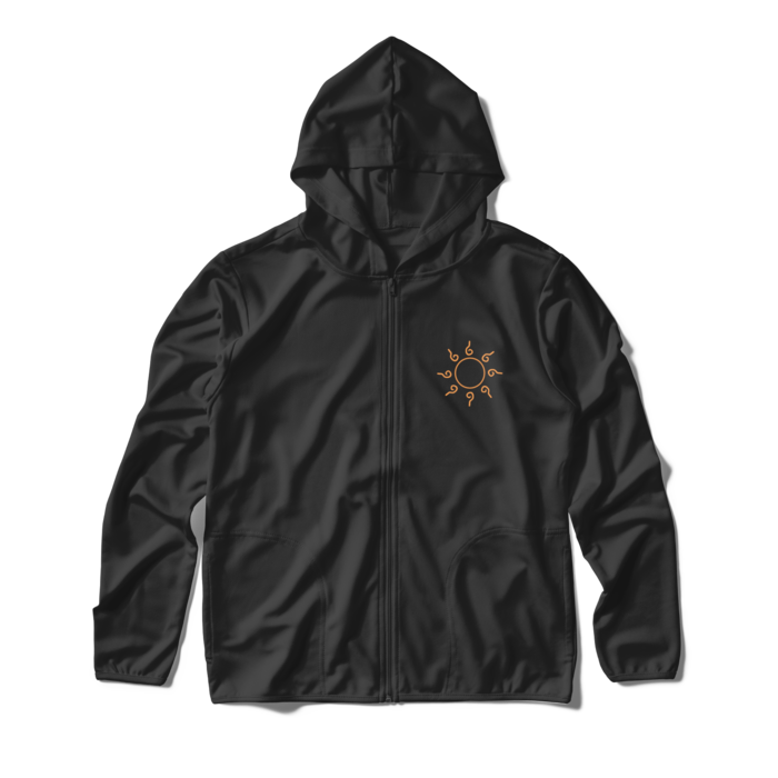 ジップパーカー - M - ブラック