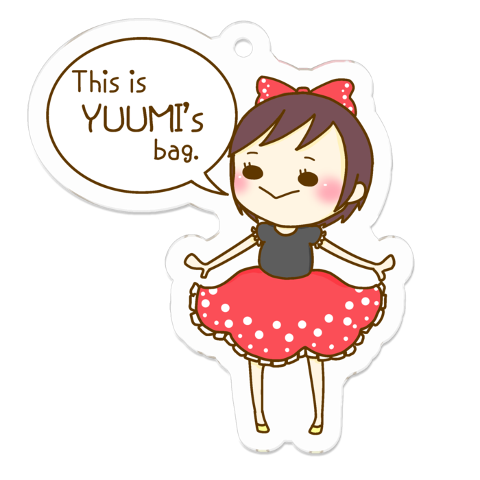 アクリルキーホルダー - 50 x 50 (mm)