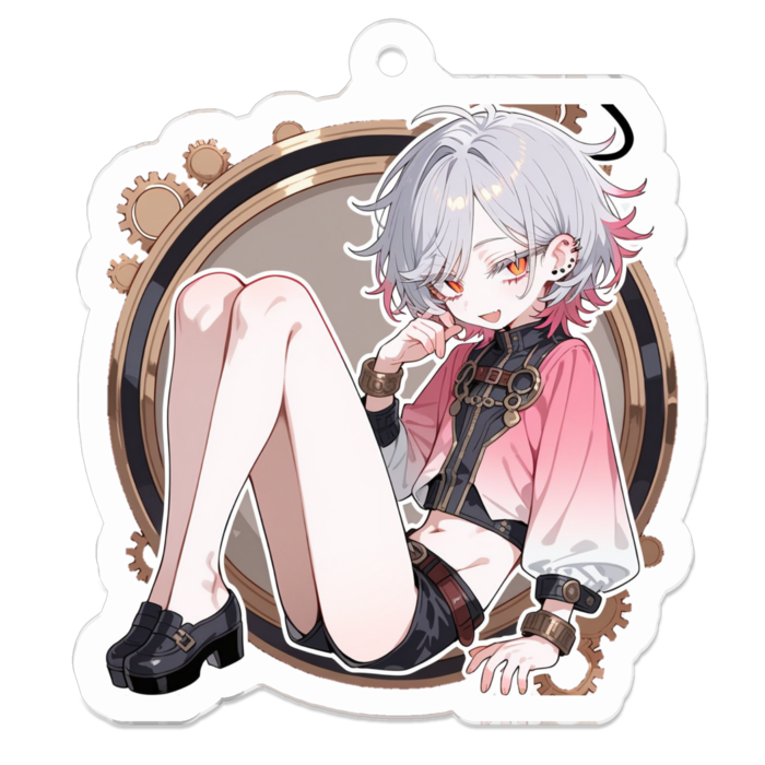 アクリルキーホルダー - 50 x 50 (mm)