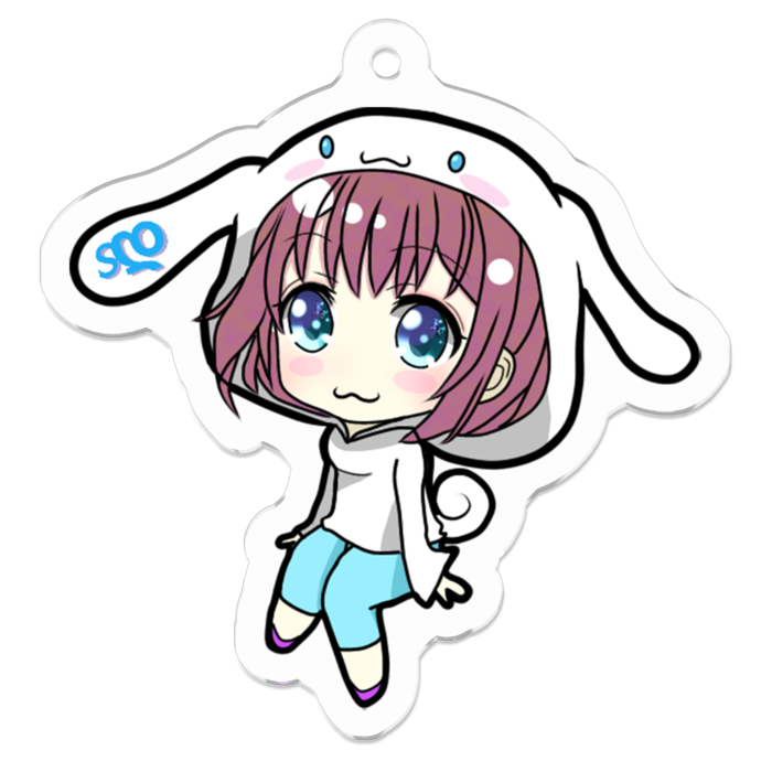 アクリルキーホルダー - 50 x 50 (mm)