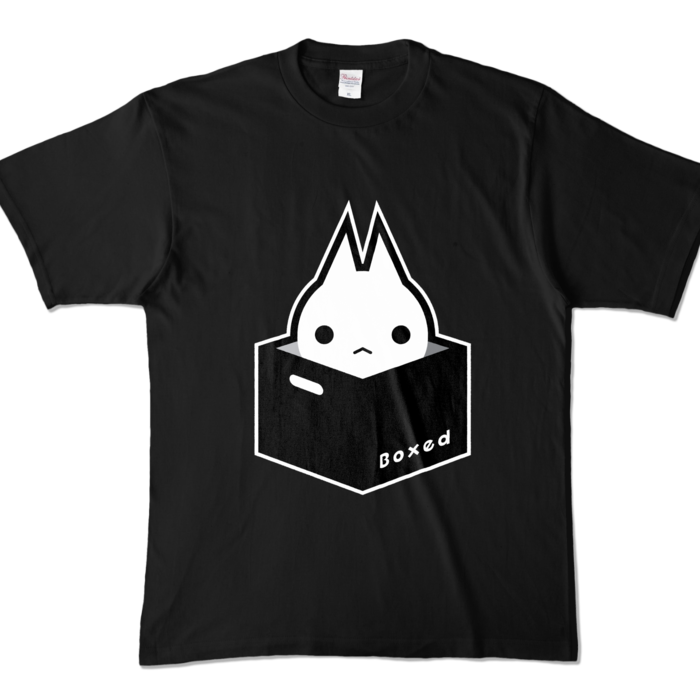 【濃Ｔ】白：XL（ブラック）