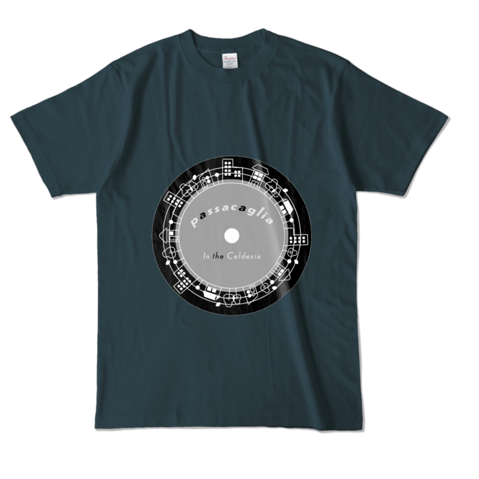 カラーTシャツ - L - デニム (濃色)
