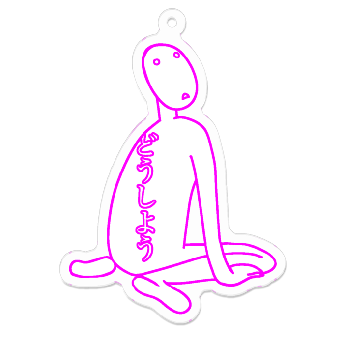 アクリルキーホルダー - 70 x 70 (mm)