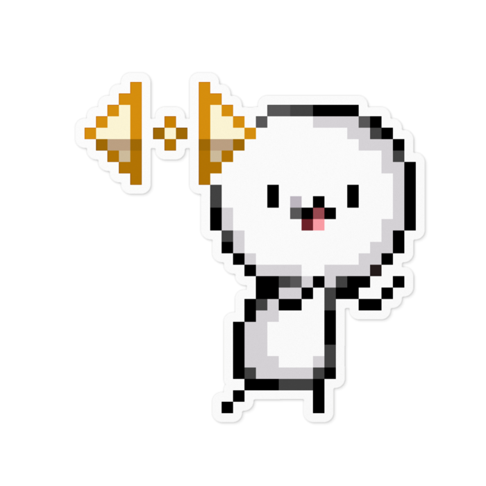 ステッカー - 100 x 100 (mm)