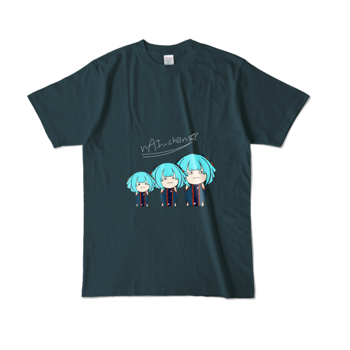 カラーTシャツ - L - デニム (濃色)