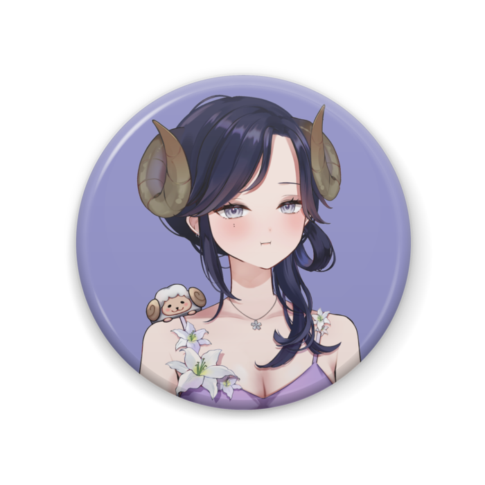 拗ねる 缶バッジ - 57mm