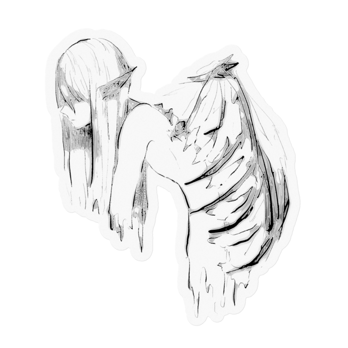 ステッカー - 100 x 100 (mm)