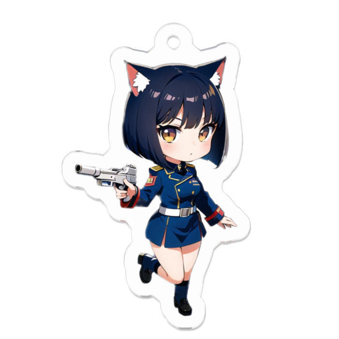 アクリルキーホルダー - 50 x 50 (mm)