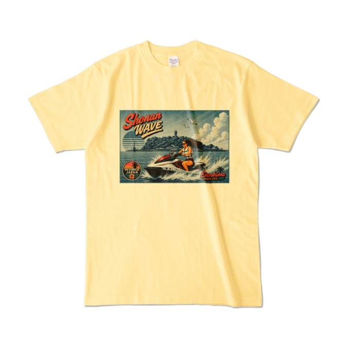 カラーTシャツ - L - ライトイエロー (淡色)