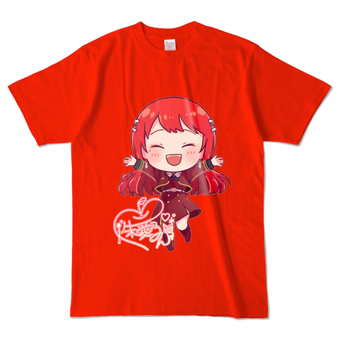 カラーTシャツ - L - レッド (濃色)