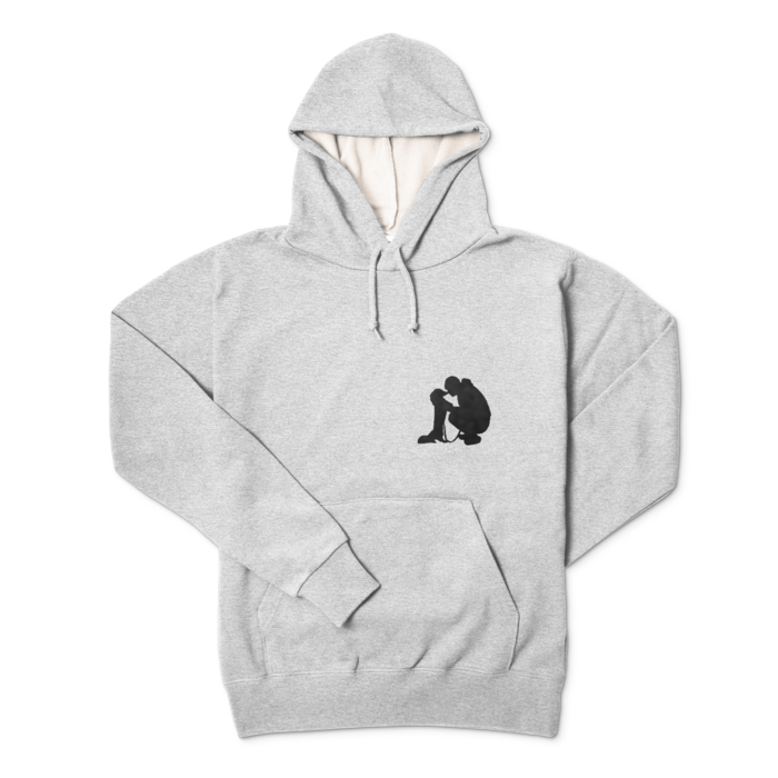 パーカー - L - 杢グレー