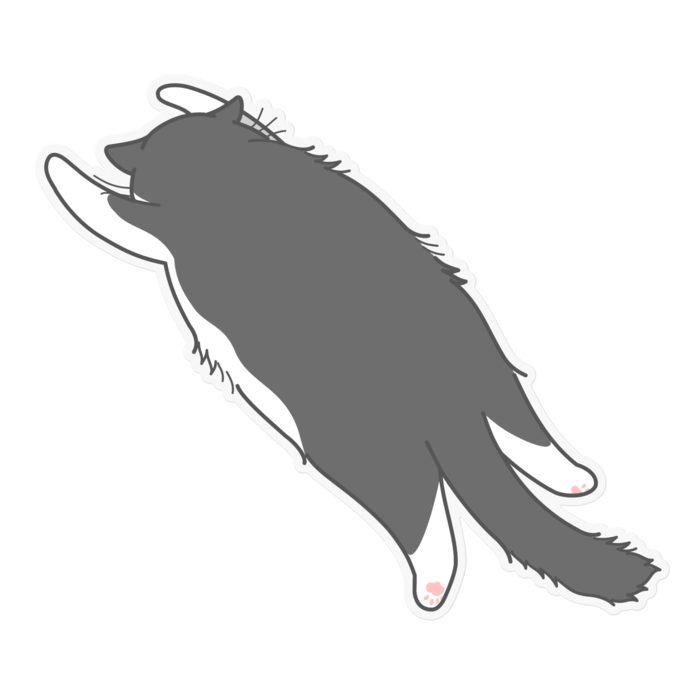 ステッカー - 160 x 160 (mm)クリア