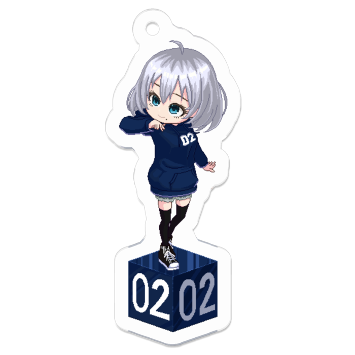 アクリルキーホルダー - 50 x 50 (mm)