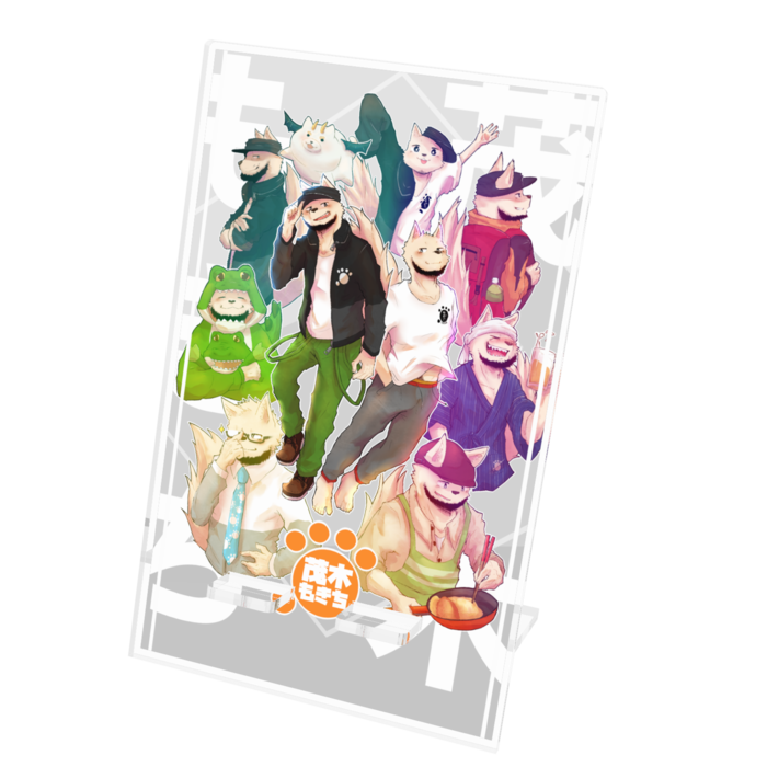 2周年絵集合絵 スマホスタンド もきちのやつ売り場 Booth