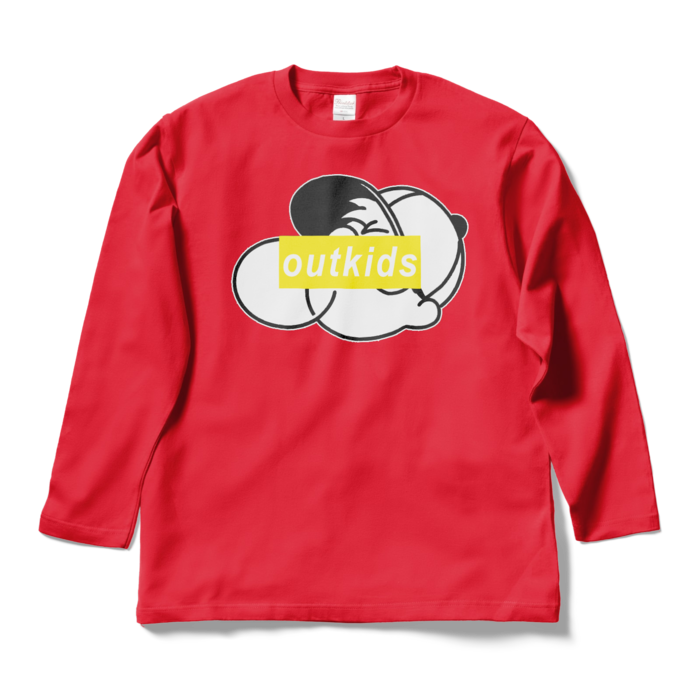 ロングスリーブTシャツ - L - レッド