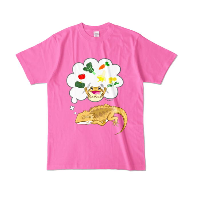 カラーTシャツ - L - ピンク (濃色)