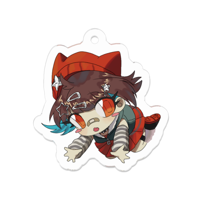 アクリルキーホルダー(コーティング) - 50 x 50 (mm)