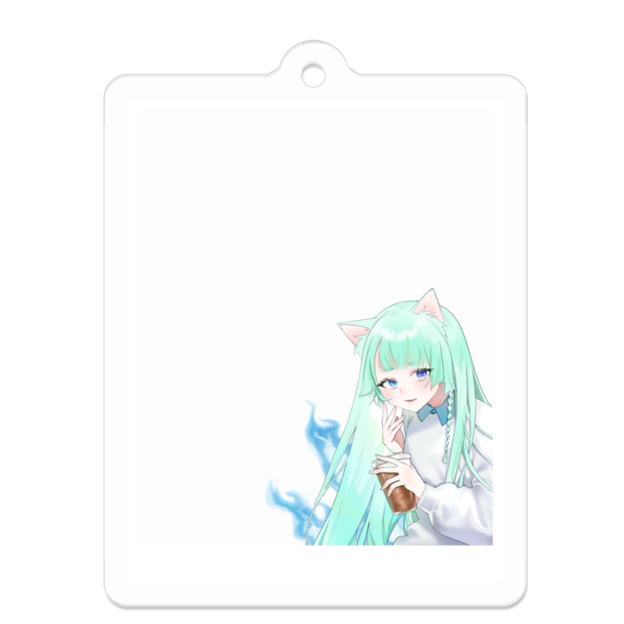 アクリルキーホルダー - 50 x 50 (mm)