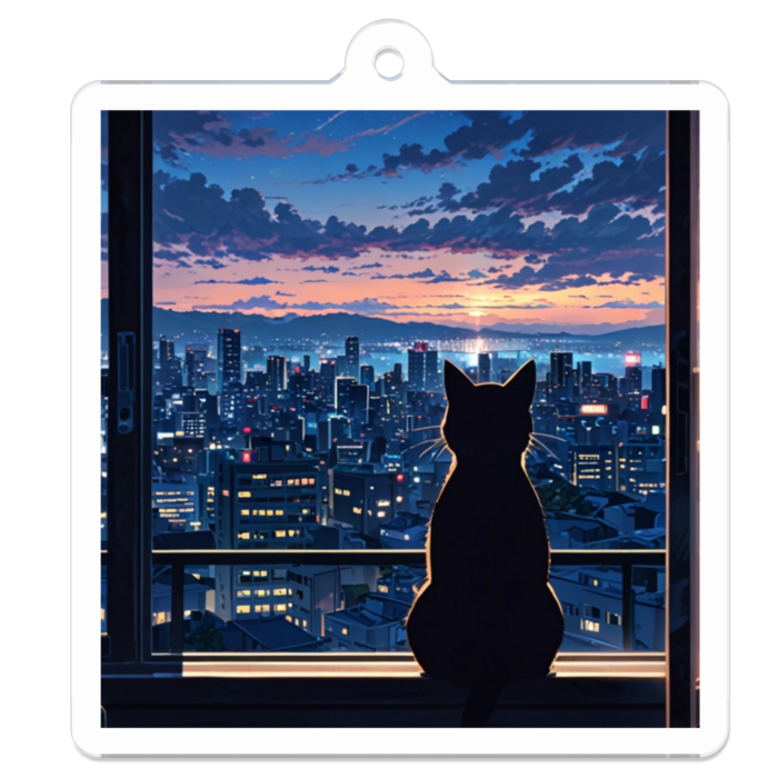 アクリルキーホルダー - 50 x 50 (mm)(1)